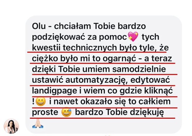 Opinia klientki